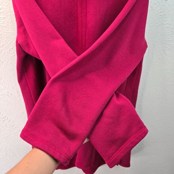 Habitat Cowl Neck Sweater Women L Red Pullover Lagenlook Relaxed Long Sleeve Top - Picture 6 of 14